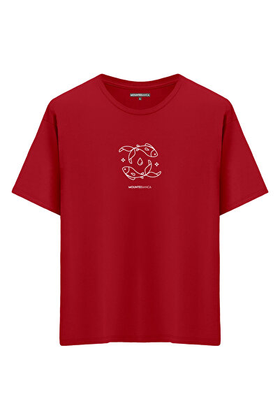 Mounte Bianca Unisex riba - Oversize kroj T-shirt