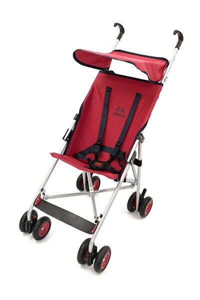 ALDEBA 3020 Pratik Baston Bebek Arabası (KIRMIZI)