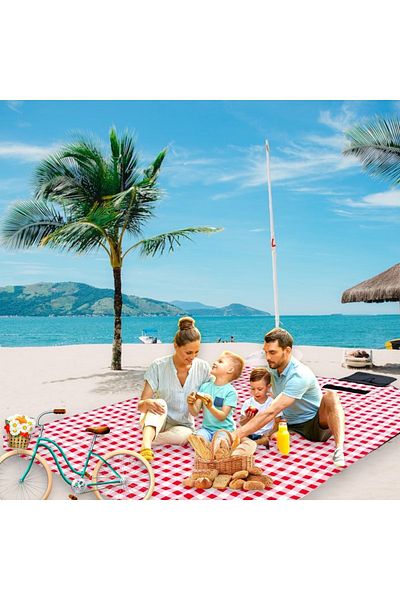 iyonk home 150-200 cm Beach and Sea Mallet - Beach Mat and Beach Cushion, Sand Non-Stick