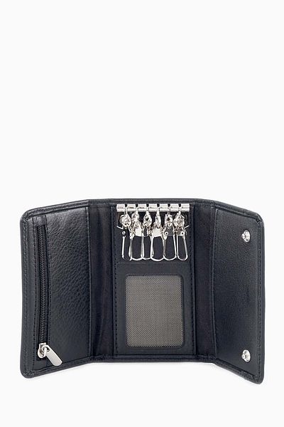 DAMY Women's Leather Wallet and Keychain - Men's Card Holder 703