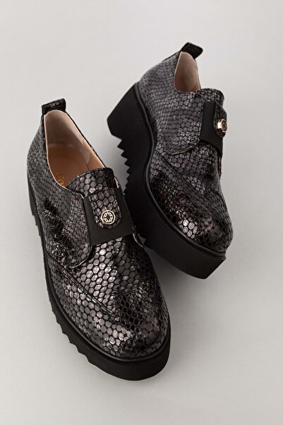 Gondol Lastik Detaylı Hakiki Deri Ayakkabı Ast.8004