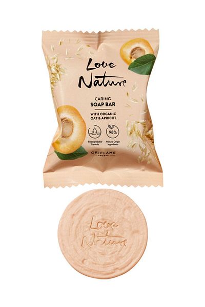 Oriflame Love Nature Oat and Apricot Extract Soap