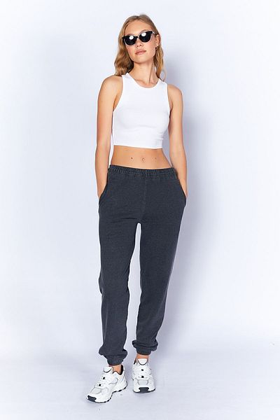 Manche Antique Pale Effect Regular Regular Fit Jogging Sweatpants Anthracite MKW688853-01
