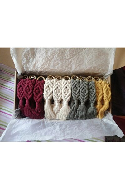 Sude Design 100 قطعة من سلسلة مفاتيح مكرامية - الزفاف، الخطوبة، الوعد، هدية