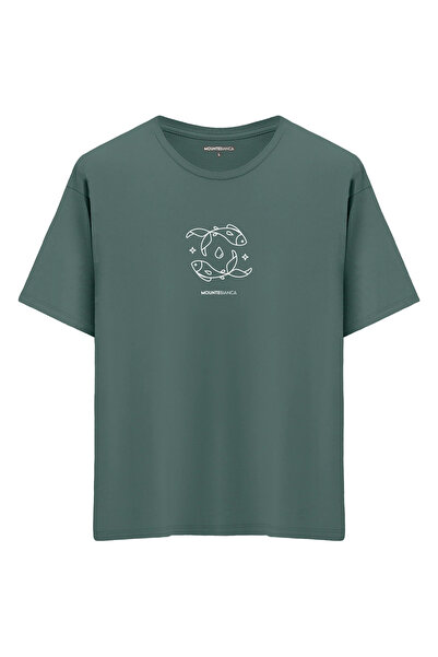 Mounte Bianca Unisex riba - Oversize kroj T-shirt