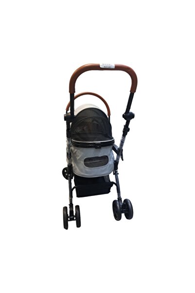 Tommy Kedi Köpek Puseti Çift Fonksiyonlu Gri Max 15 Kg (76,5x48x99cm)