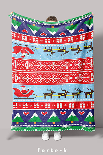 Fortek Home Digital Printed Fleece Blanket - Fleece Blanket - 130X160 cm