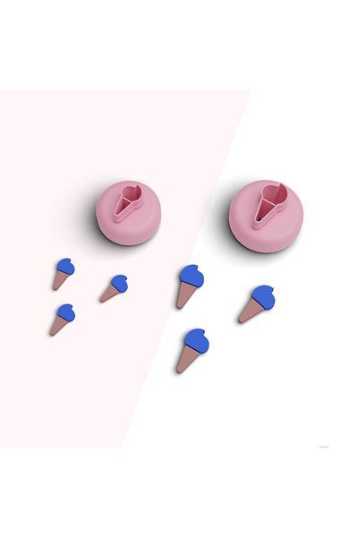 brocutters Ice Cream Mini Polymer Clay Cut - Jewelry and Cookie Molds, Ceramic Clay Mold No:361