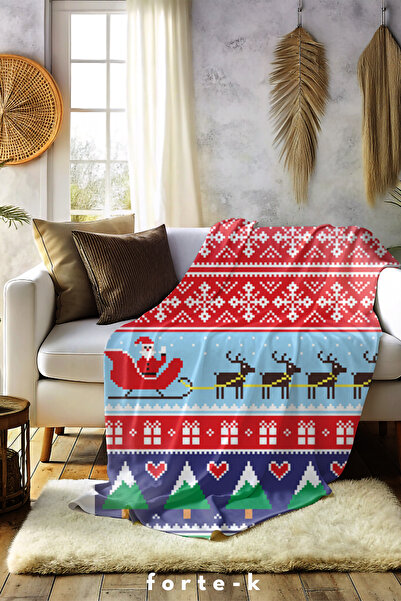 Fortek Home Digital Printed Fleece Blanket - Fleece Blanket - 130X160 cm