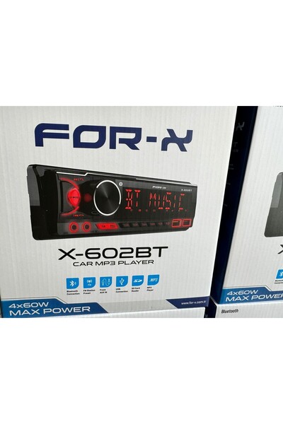 FORAY For-xx BT/Aux/Sdcard/Radio/Usb Geniş Ekranlı 3 Anfi Çıkışlı 4X60Watt Ot...