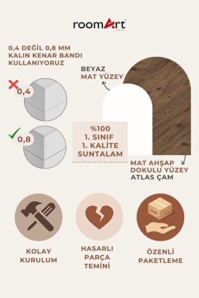 ROOMART Cd9 Çamaşır-kurutma Makinesi Dolabı 3 Raflı 2 Kapaklı Banyo Dolabı Mat Beyaz-ahşap 1712