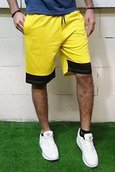 wingetstar Sarı Paça Dedaylı Şort