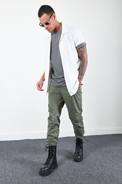 Manche Чоловіча трикотажна сорочка Apaj Yaka - Екрю Mes116778-01-6778