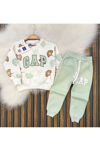 ninita kids Girl's Winter Tracksuit Set - 3 Thread Raised, Printed