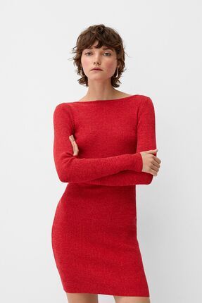 Bershka S rt dekolteli mini elbise Fiyat Yorumlar Trendyol