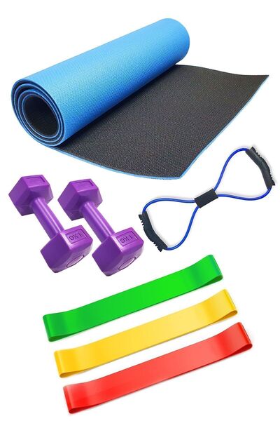 Tosima Μαξιλάρι Pilates διπλής όψης 1 εκ. Ελαστικό οκταγωνικό ελαστικό με αντ...