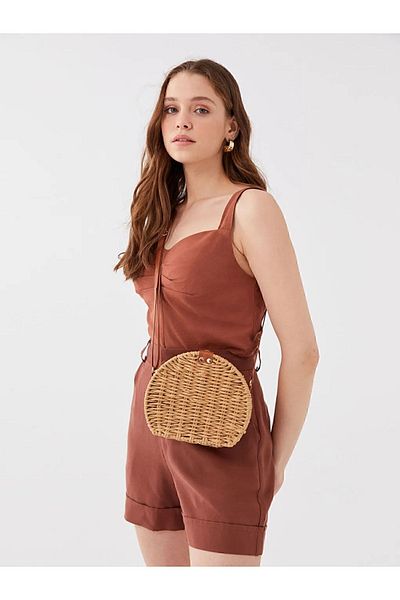 LC Waikiki Women's Straw Crossbody Bag - Lcw Accessories