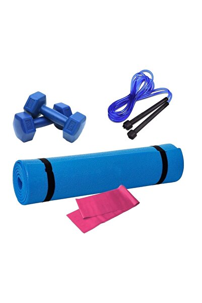Tosima Pilates Minder Pilates Lastiği 1 Kg Plastik Dambıl Atlama Ipi Pilates ...