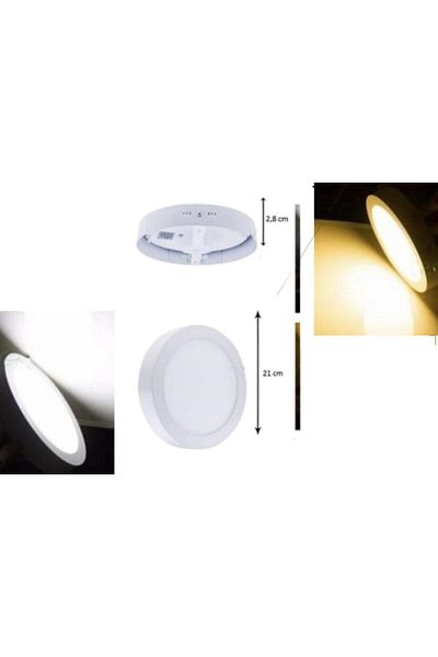 Cata 24 Watt Surface Mounted Panel Led Luminaire White Light Ct-5271 White
