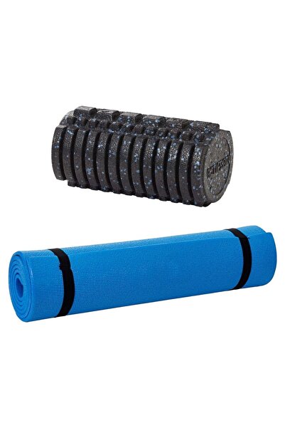 Tosima وسادة بيلاتيس مقاس 7 مم ومجموعة أسطوانة إسفنجية لممارسة التمارين واليوجا