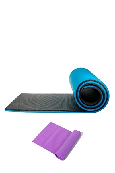Tosima 8mm Pilates Mat Pilates Lastiği Seti Yoga Matı Egzersiz Minderi Pilate...