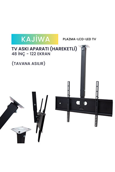 KAJİWA 48 İNÇ ASKI APARATI HAREKETLİ (122 EKRAN) Tüm Marka ve modellerle uyum...