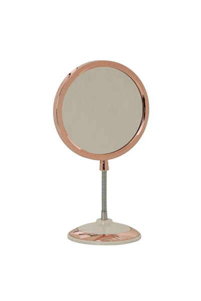 Fark Teknoloji Büyüteçli Çift Taraflı Masa Makyaj Aynası Yuvarlak Eğilebilir Esnek