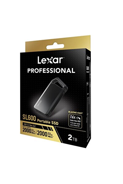 Lexar Professional SL600 2TB 2000MB/sn Taşınabilir SSD LSL600X002T-RNBNG