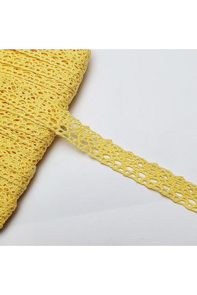 ÜNSALAN HOBİ Kopanaki Cotton Edge Lace 1 Meter