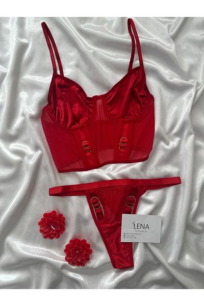 Lena Homewears Sheldy Women's Bustier and Bralet Bra Set