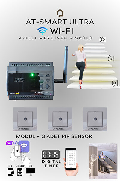 24 Channel AT-Smart Ultra WiFiSmart Ladder Module+3 PIR SENSORS