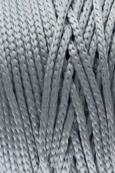 Yüncü Nihat 200Gr - 200Mt - 2.5mm Gray Polyester Macrame Lanyard Bag