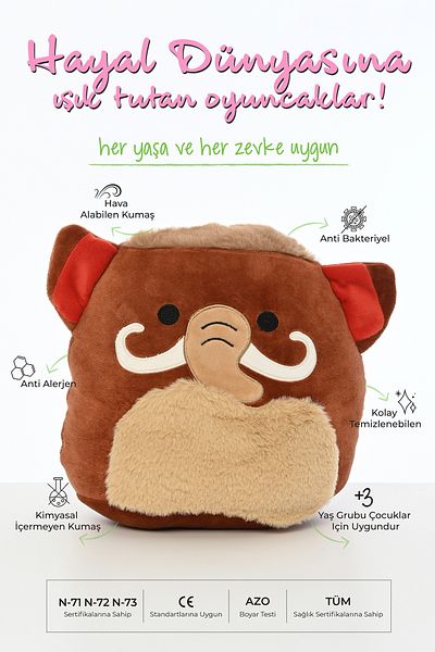 Pufu Toys 30 CM FIGURED PLUSH PILLOW SERIES