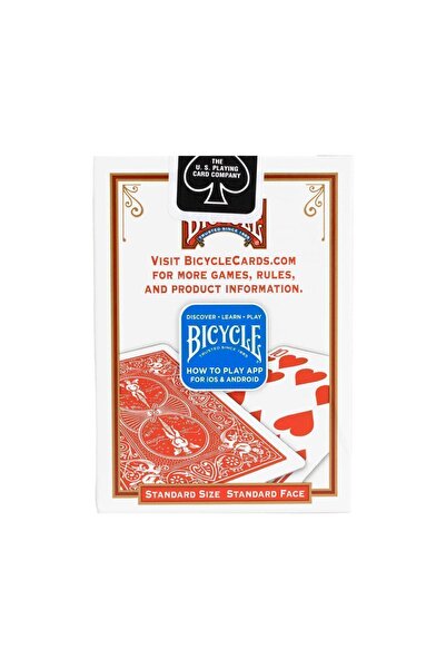 Bicycle Standard Çift Deste Oyun Kartı-iskambil Kağıdı (2 Adet Kırmızı)