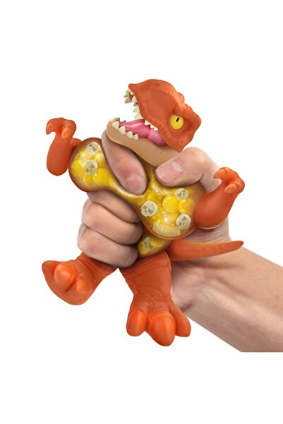 Akedo Jurassic World Chomp Attack Stretch T. Rex | Stretchable, Realistic Action, Age 4+