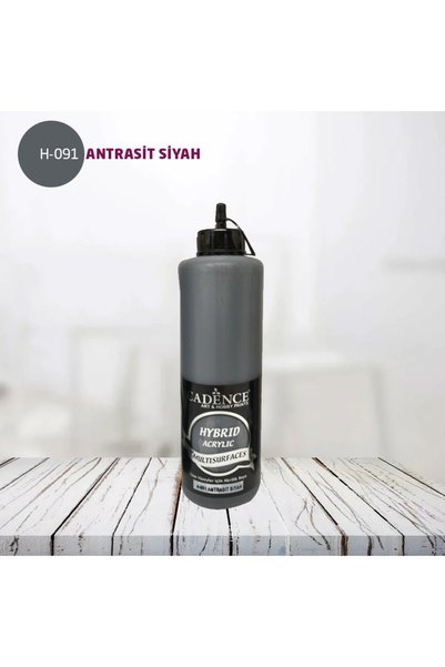 Cadence Hybrid Multisurface Akrilik Boya 500 ml. H-091 Antrasit Siyah
