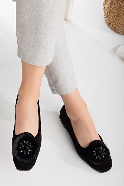 Slipcat Women's Ballerinas Light Comfortable Sole Orthopedic Suede Mother Shoes