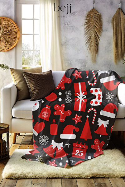 ECEMRE Fleece Blanket - Digital Printed Fleece Blanket - 130X160 cm