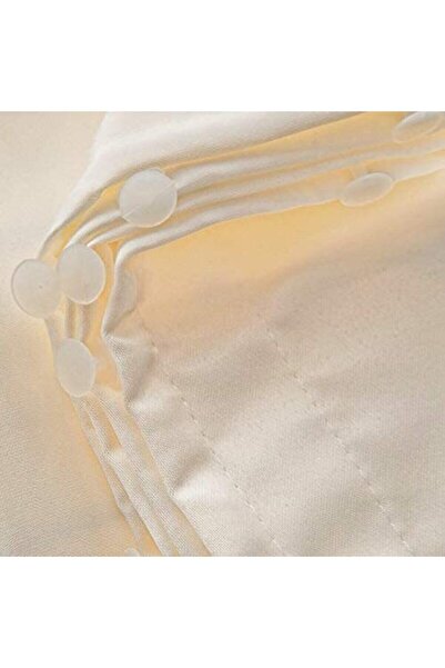 Home tekstil Lüx Saten Güneşlik Perde Krem-tüm Ebatlar Mevcuttur-enxboy