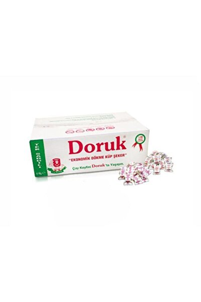 Doruk Şeker & Sugar Küp Şeker Hijyenik Tek Sargılı 4 Kg