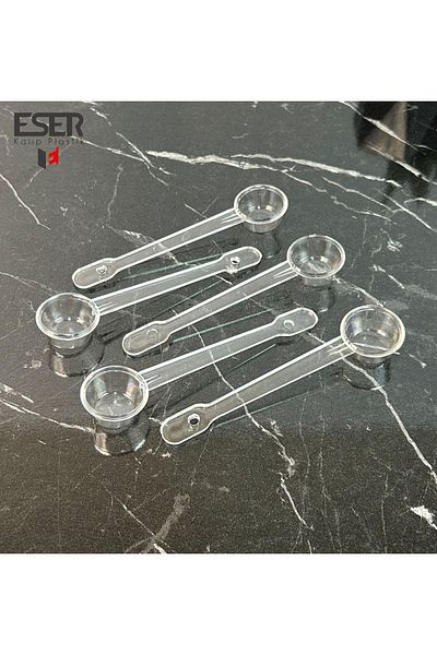 ESA STORE 5 Pieces Mica Sugar and Coffee Spoon - Spice Spoon - Jam and Breakfast Spoon - Food Scale Spoon