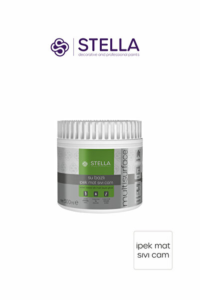 Stella İpek mat sıvı cam