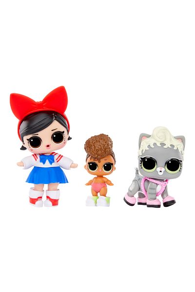 L.O.L. SURPRISE LOL Surprise (Tot/Pet/Sis) Fanime & Purrr Baby & Lil Rip Tide