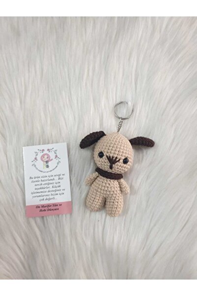 On marifet yün ve hobi dünyası Amigurumi Organik Örgü Oyuncak Anahtarlık