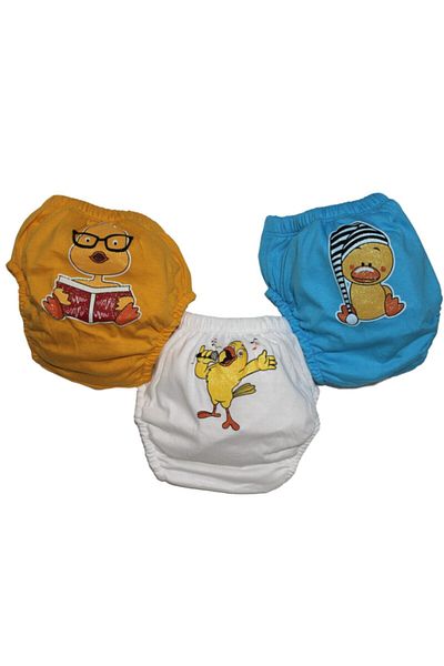 bejamonti chocolate baby kids 3-Piece Training Pants for Baby Boy - Little Birds Themed