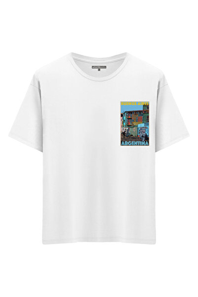 Mounte Bianca Unisex Buenos Aires - Oversize kroj T-shirt