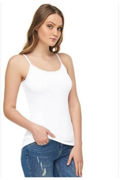 Momslab White Elastane Lycra Women's Athlete - with Rope Strap