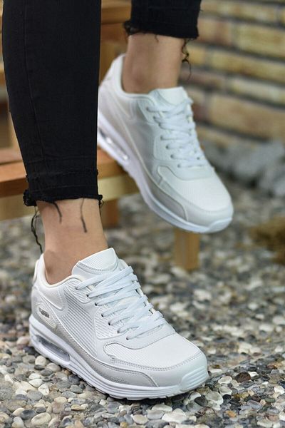Riccon Unisex White Air Sole Comfort Sneaker - 00121651