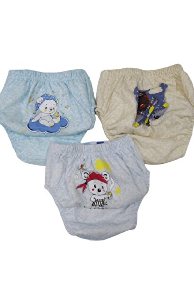 bejamonti chocolate baby kids Set de chiloți de antrenament de lux din 3 piese