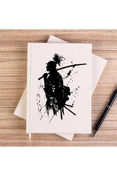 Z zepplin Caiet de pânză Samurai Miyamoto Musashi fără căptușeală